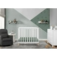 thumbnail image 3 of Delta Children Tucker Mini Baby Crib, Bianca White/Natural, 3 of 6