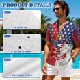 thumbnail image 5 of KUIFORTI 4th of July Couple Matching Outfits Lightweight Matching Men and Women Outfits Hawaiian Shirt for Men Breathable 4-Way Stretch Suitable for Everyday Casual Wear, 5 of 6