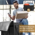 thumbnail image 3 of BYXAS 2-Pack Insulated Food Delivery Bag, XXX-Large Meal Grocery Tote Insulation Bag for Hot and cold Food, Commercial, Large Capacity Reusable Warming Bag, Black + Red, 3 of 9