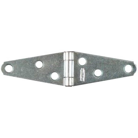 Zinc Plated 2" Gate Cabinet Strap Hinge 2Pk National Door Hinges N226