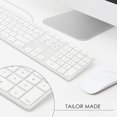thumbnail image 3 of Allinside Housse de Clavier Blanche pour Clavier Filaire USB iMac A1243 MB110LL/B, 3 of 5