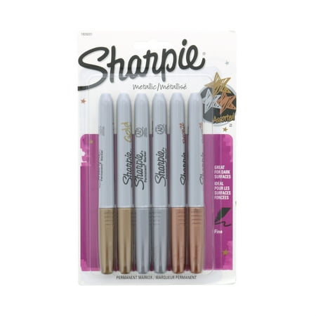 UPC: 0071641054943 | Sharpie Metallic Permanent Markers  Set of 6