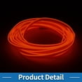 thumbnail image 4 of Cuerda de luz LED EL de 5m Unique Bargains, tira de luz de neón flexible para iluminación interior de automóviles, controlador de cableado (12v) rojo, 4 of 7