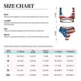 thumbnail image 5 of PAYOHTO Women's Cross Front Bikini Set with High Elasticity Soft Padding USA Flag Bathing Suit Crop Top Swimsuit, 5 of 9