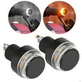 thumbnail image 3 of 2pcs LED License Plate Light Signal Lamp 27.6in Cable Accessory for Motorcycle ATV ScooterWhite Turn to Yellow, 3 of 8