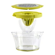 Egmy Lemon Orange Manual Juicer with Built-In Measuring Cup and Chopper