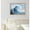 Natural, variant on Kate and Laurel Abstract Painterly Coastal Ocean Wave Framed Wall Art by The Creative Bunch Studio, 16x12 Natural, Modern Beach Waves Art for Wall