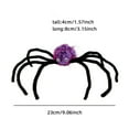thumbnail image 6 of Dserhfy Halloween Bows Hair Clips Pumpkin Spider Hairpins Halloween Classic Horror Theme Parties Accessories, 6 of 7