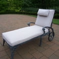 thumbnail image 4 of Oakland Living Mississippi Cast Aluminum Chaise Lounge, 4 of 5