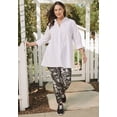thumbnail image 3 of Woman Within Plus Size Perfect Pocket Long Shirt, 3 of 6