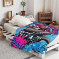 thumbnail image 3 of Harley Quinn Soft Blanket Fuzzy Fleece Anti-pilling Flannel Throw Blanket Decor Sofa Bed Blanket 40x60in, 3 of 7