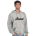 thumbnail image 5 of Beast Motivation Workout Gym Fitness Zip Hoodie Sweatshirt Men Brisco Brands L, 5 of 6