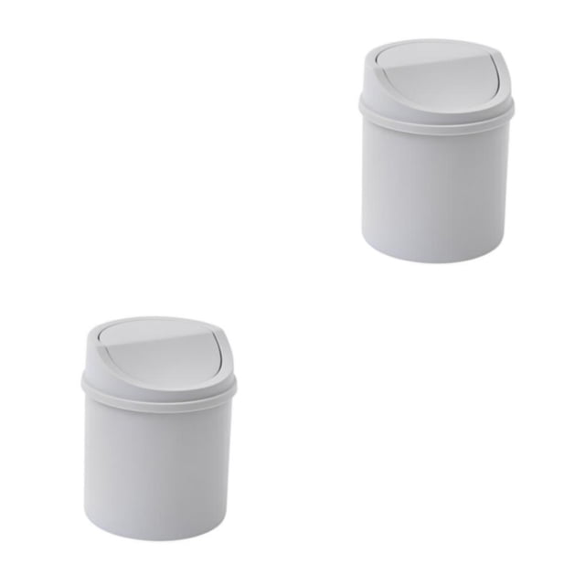 Cubo de basura Monstrate Mini de escritorio Gris 2Conjunto