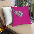 thumbnail image 1 of Ahgly Company Foods Candy Outdoor Throw Pillow, 18 inch by 18 inch, 1 of 6