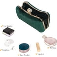thumbnail image 4 of JUYGO Velvet Evening Bag for Women Glitter Clutch Bag Sparkly Sequins Handbag Shoulder Bag, 4 of 7