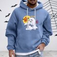thumbnail image 2 of Mens Hoodies Winter Zip up Hoodie Men Mens Medium Sweatshirt Lightweight Pullover Hoodie Hooded Sweatshirt Warm Men's Halloween Hooded Blue XXL, 2 of 6
