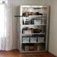 thumbnail image 2 of Luxury Designer Aluminum Aviator Shelving Bookcase, 2 of 6