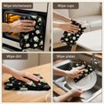 thumbnail image 5 of 2 Pcs Pioneer Flower Floral Print Pattern Kitchen Towels, Funny Microfiber Dish Towel Set, 18" X 26" Tea Towels, 5 of 6