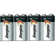 Energizer E522 Max 9 Volt Alkaline Battery - 4 Batteries