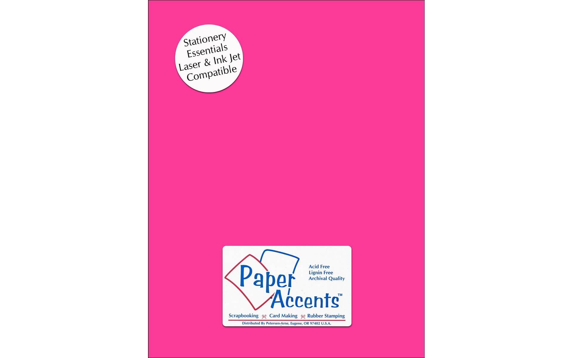 Lite Stock 8.5x11 60lb Text 25pc Fuchsia