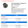thumbnail image 2 of Transmission Mount - Compatible with 1987 - 1994 Ford B700 1988 1989 1990 1991 1992 1993, 2 of 2
