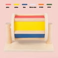 thumbnail image 1 of Rotating Color Cognition Toy Sensory Rotating Drum Toy Wooden Textile Baby Infant Early Educational Instrument Rotating Color Cognition Toy, 1 of 8