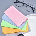 thumbnail image 2 of Suede Glasses Cloth Simple Solid Color Microfiber Glasses Cleaner Lens Phone Screen Glasses Clean Cleaning Wipes Male grey, 2 of 6