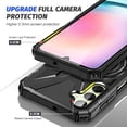 thumbnail image 4 of Military Grade Samsung Galaxy A54 5g Case with Stand and Magnetic Mount Black, Durable 2 in 1 Soft TPU Shell and Hard PC Cover Samsung A54 5g Phone Case Shockproof (Black), 4 of 16