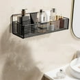 thumbnail image 4 of Gnmfd Wall Mounted Metal Basket for Kitchen Bathroom Storage Sundries Rack, Hanging Toiletries Organizer with Hooks for Countertop Pantry Spice Storage, Seasonal Decorations and Storage, 4 of 7