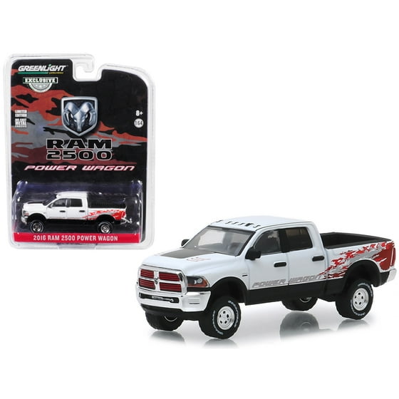 Dodge 2016 Truck >> 2016 Dodge Ram 2500 Power Wagon Pickup Truck Bright White Clearcoat Hobby Exclusive 1 64 Diecast Car By Greenlight Dodge 2016 Truck >> 2016 Dodge Ram 2500 Power Wagon Pickup Truck Bright White Clearcoat Hobby Exclusive 1 64 Diecast Car By Greenlight