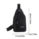 thumbnail image 3 of Bolsa de pecho cruzada estilo japonés para hombres y mujeres - Bolsa deportiva resistente al agua con múltiples bolsillos para teléfono, cartera y llaves, 3 of 7