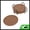 Brown, variant on Unique Bargains Water-repellent Pyramid Design Drink Coaster Set Black