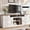 White, variant on Uforic 70 Inch Modern Farmhouse TV Stand for 75/80 Inch TV with Built-in Power Outlets, 2 Cabinets & Open Compartments for Living Room, Black