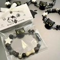 thumbnail image 2 of Pulsera de gato negro para hombre y mujer, brazalete con cuentas de animales de dibujos animados, regalo de joyería hecho a mano, 2 of 5