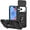 Black, variant on TYJKeJi Fashion Case Kickstand Drop Resistant Shockproof Case For iPhone 17 Pro Max