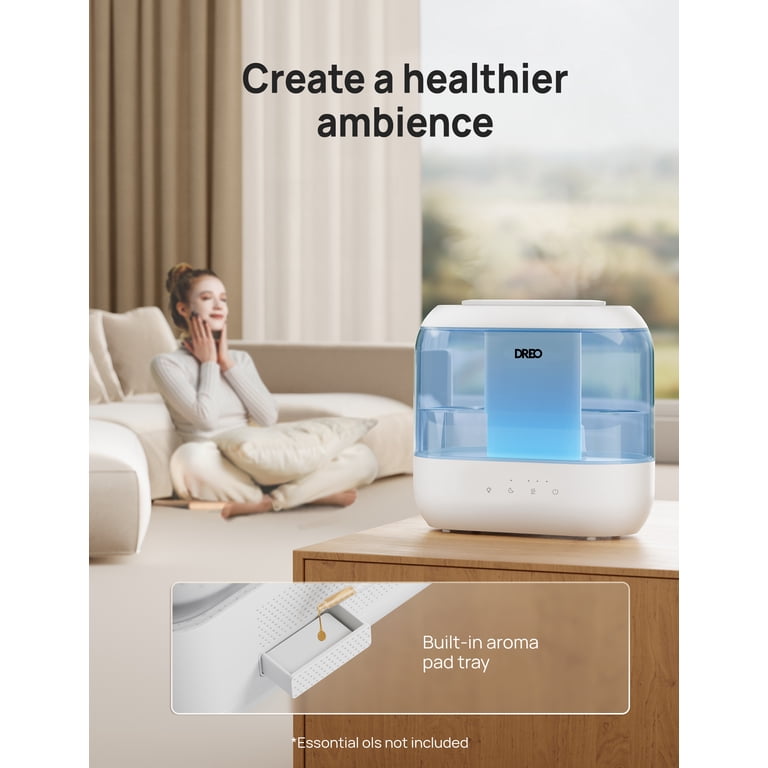 Dreo Ultrasonic Humidifier, 4L, 32-Hour Runtime, 28dB Quiet photo 4