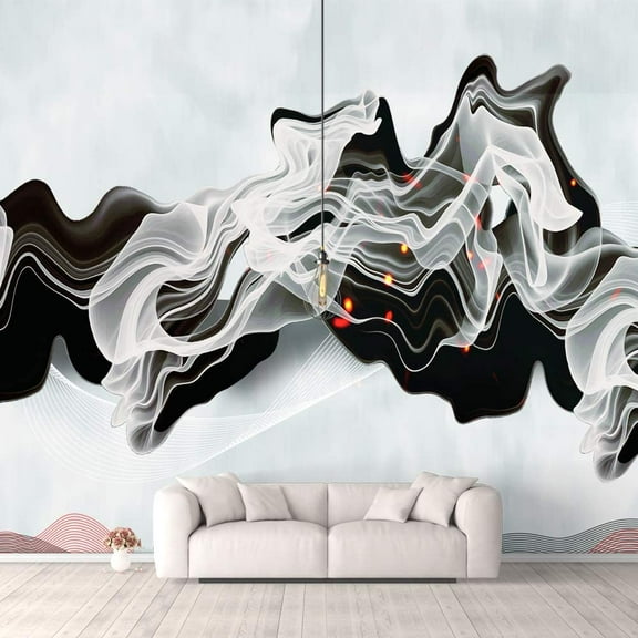 IDEA4WALL Wall Murals for Bedroom Traditional Chinese Landscape View Large Removable Wallpaper Peel and Stick Wall Stickers