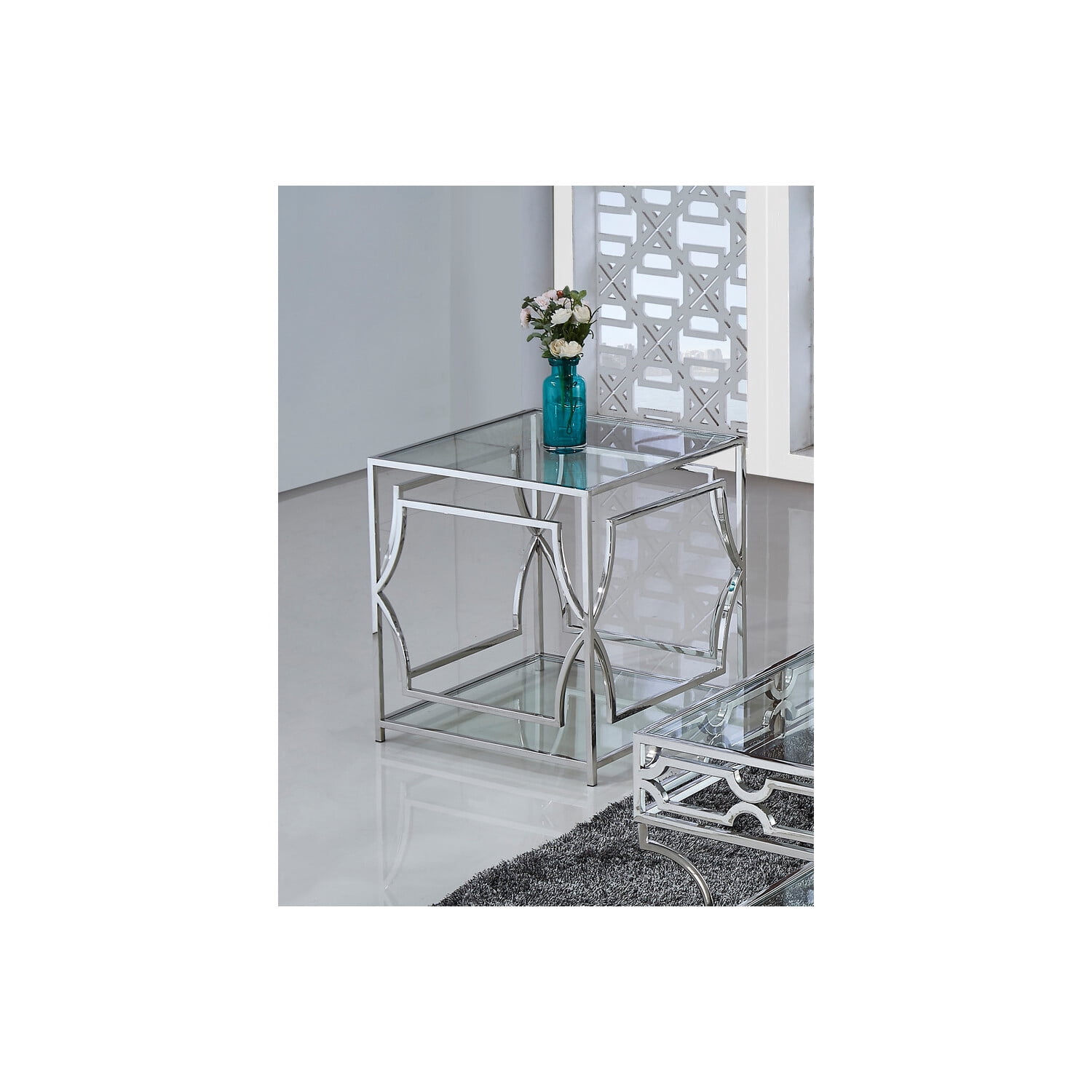 Best Master Furniture Abigail End Table - Thumbnail 2
