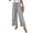 White, variant on CIENVNSTG Floral Palazzo Boho Flowy Baggy Pants for Women Elastic High Waist Wide Leg Vacation Casual Long Lounge Trendy Trousers Black XL
