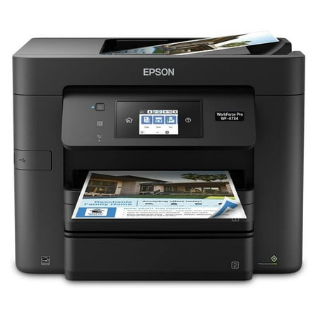Epson WorkForce Pro WF-4734 Wireless All-in-One Color Inkjet Printer: 4-in-1 Print Copy Scan Fax