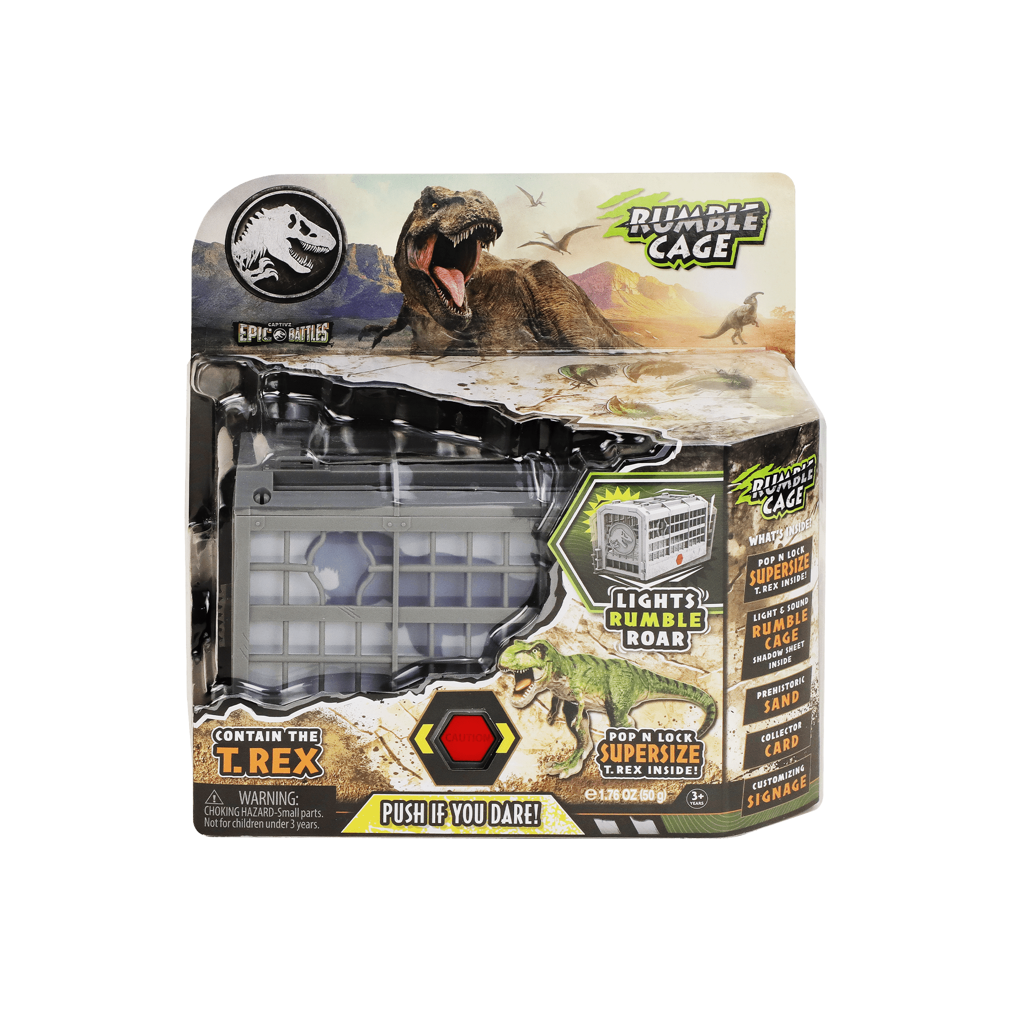Jurassic World Minis Mosasaurus Mayhem Playset with 2 Mini