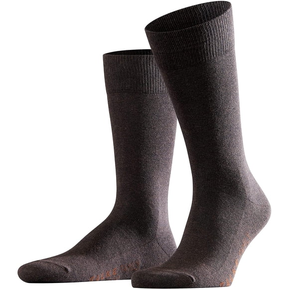 FALKE Chaussettes pour Hommes - Famille, Bas, Polyvalentes, Unies, Mélange de Coton, US 6.5-15