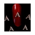 thumbnail image 3 of dianhelloya Nail Art Supplies 10Pcs Nail Art Alphabets Three-dimensional Shining Hollowed Out DIY Alloy Nail Golden 26 Alphabets Letter Rhinestones for Nail Salon (I), 3 of 8