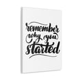 thumbnail image 2 of Inspirational Wall Art Remember Why You Started Plain Motivation Wall Decor for Home Office Gym Inspiring Success Quote Print Ready to Hang Unframed, 2 of 18