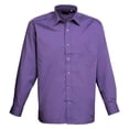 thumbnail image 1 of Premier Mens Poplin Long-Sleeved Shirt, 1 of 3