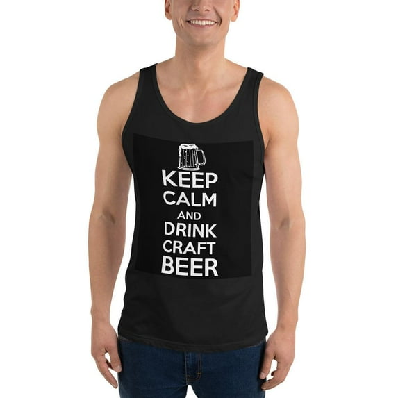 Keep Calm And Drink Craft Beer Tank Top