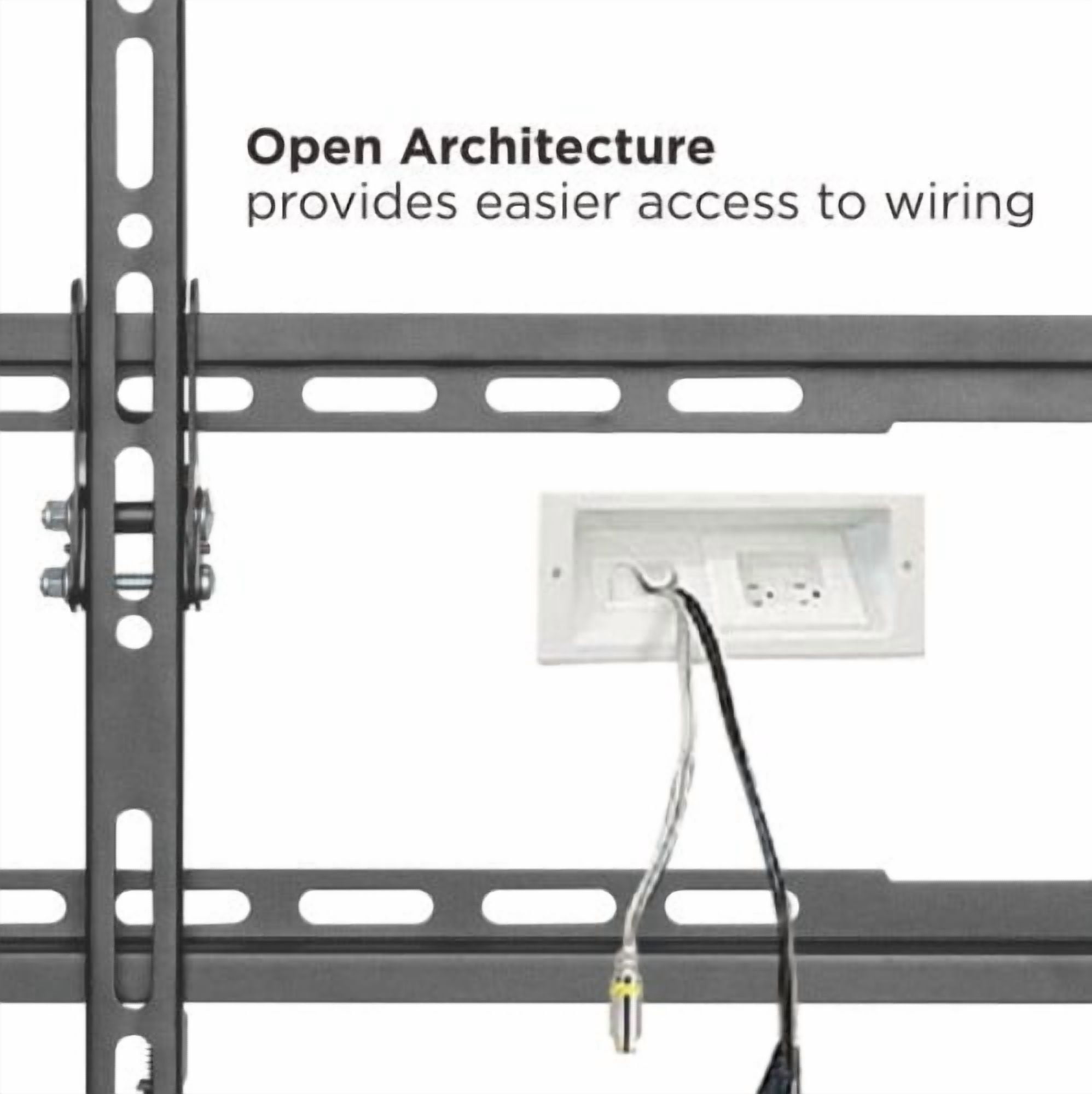 Low-Profile Tilt TV Wall Mount: 37''-80" Screens