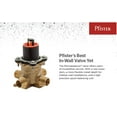 thumbnail image 2 of Price Pfister Universal 0X8 Series Tub And Shower Rough Valve, Pressure Balanced Cartridge, Without Stops, 2 of 3