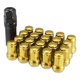 thumbnail image 1 of M12x1.25 Coche Rueda Heptágono Extremo Tuerca 32mm Tornillos - 21uds Oro Tono, 1 of 1