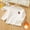 White, variant on Tranfacy Toddler Girls Fall Winter Blouse and Shirt Pullover Ruffle Warm Solid Long Sleeve Turndown Collar Daily Outfit Tops for 2‑12 Years Old